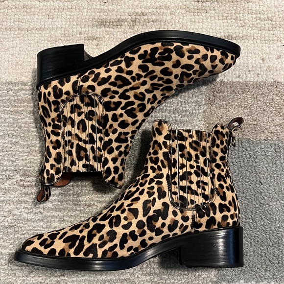Coach Bowery Bootie in Leopard 8 - Picture 7 of 9